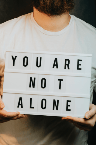 Blog Graphics You are Not Alone